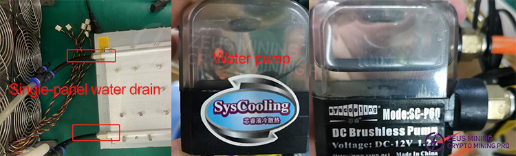 Single-board water drainage system