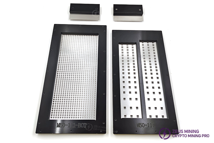 Whatsminer M50 111 chips hashboard thermal paste mold