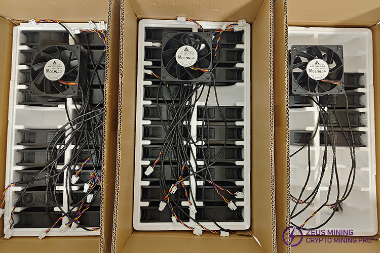 Original Delta brushless QFR1212HE-00 12VDC 2.70A 12CM 4-Pin cooling fan for Antminer S21