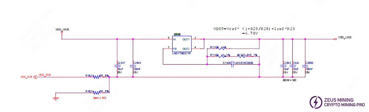 hash board LDO power supply