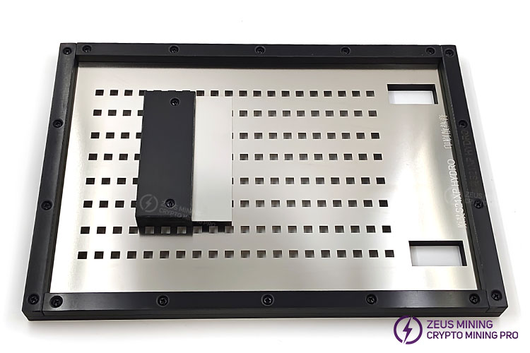 Antminer S21XP Hydro silicone grease coated stencil