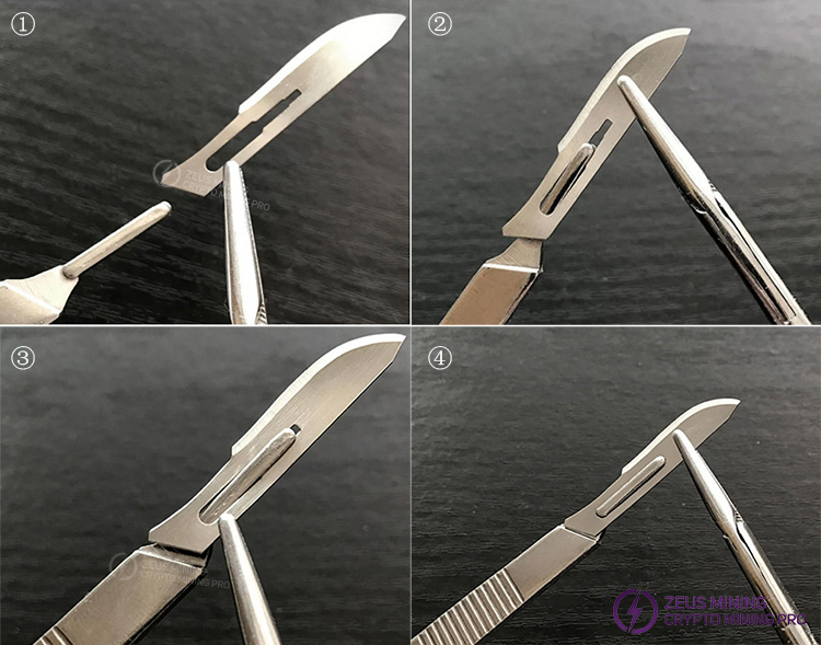 stainless steel blades knife carving tools PCB repair