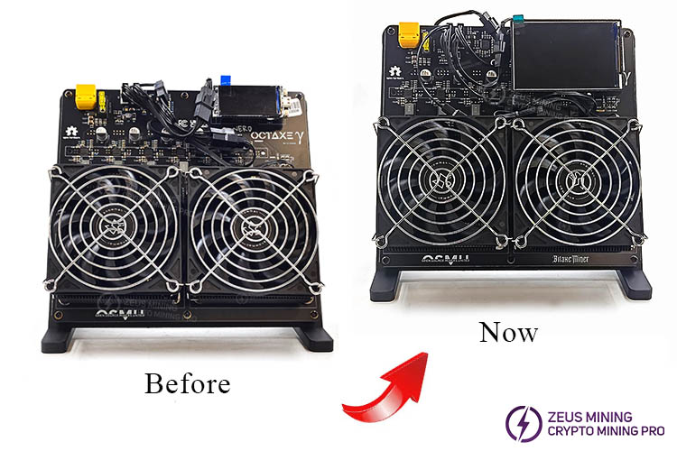 Bitaxe NerdOCTAxe 12Th dual fans air cooling miner Bitaxe NerdOCTAxe 12Th dual fans air cooling miner