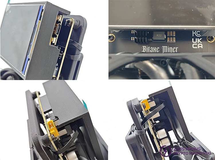 Bitaxe miner NerdQaxe Rev 6.1 6T 100W BTC SOLO miner Bitaxe miner NerdQaxe Rev 6.1 6T 100W BTC SOLO miner