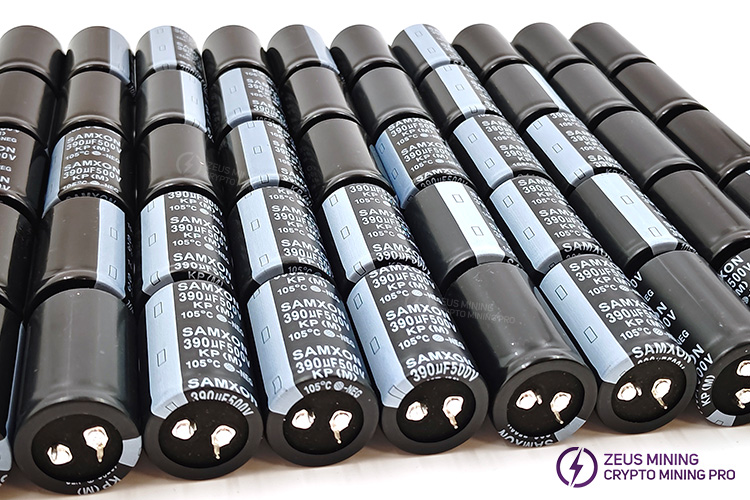 390uF 500V DC Aluminum Electrolytic Capacitors