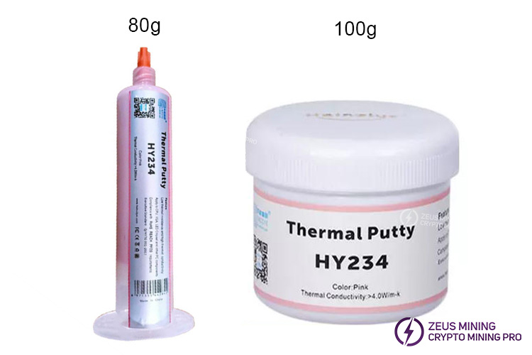 HY234 thermal putty 4W 80g 100g HY234 thermal putty 4W 80g 100g