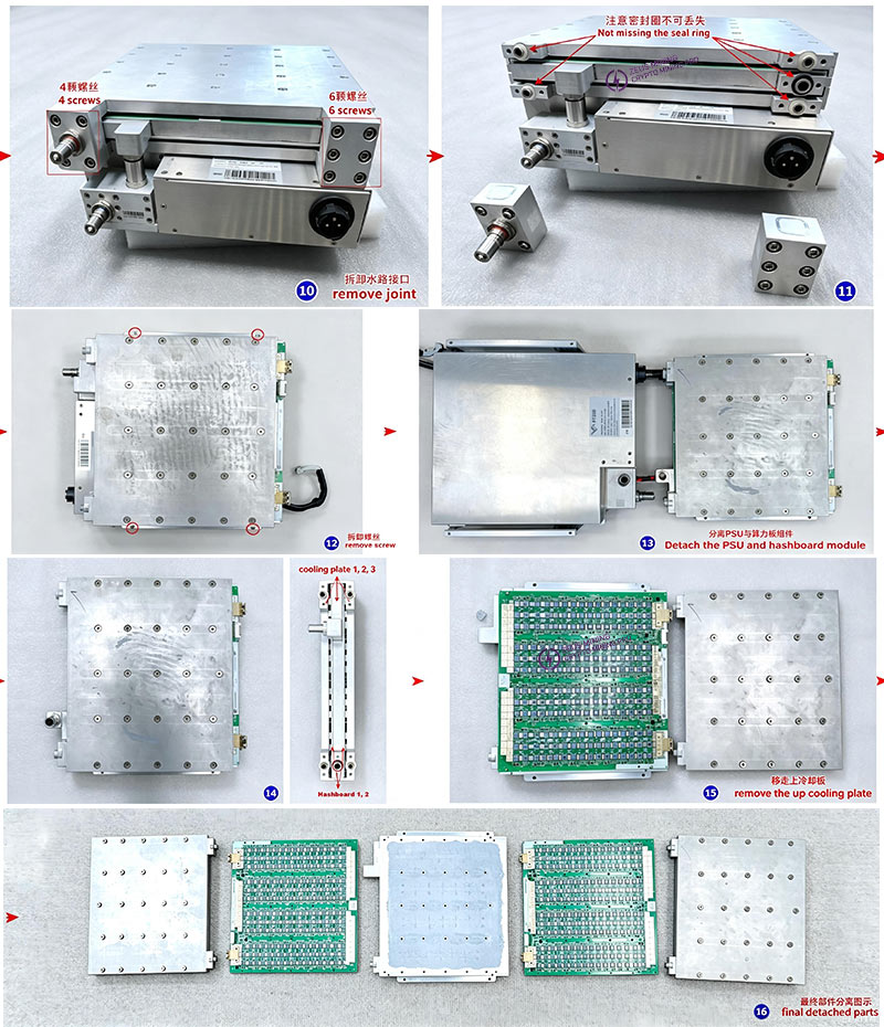 Correct Removal of Hydro-cooling Miner Housing Correct Removal of Hydro-cooling Miner Housing