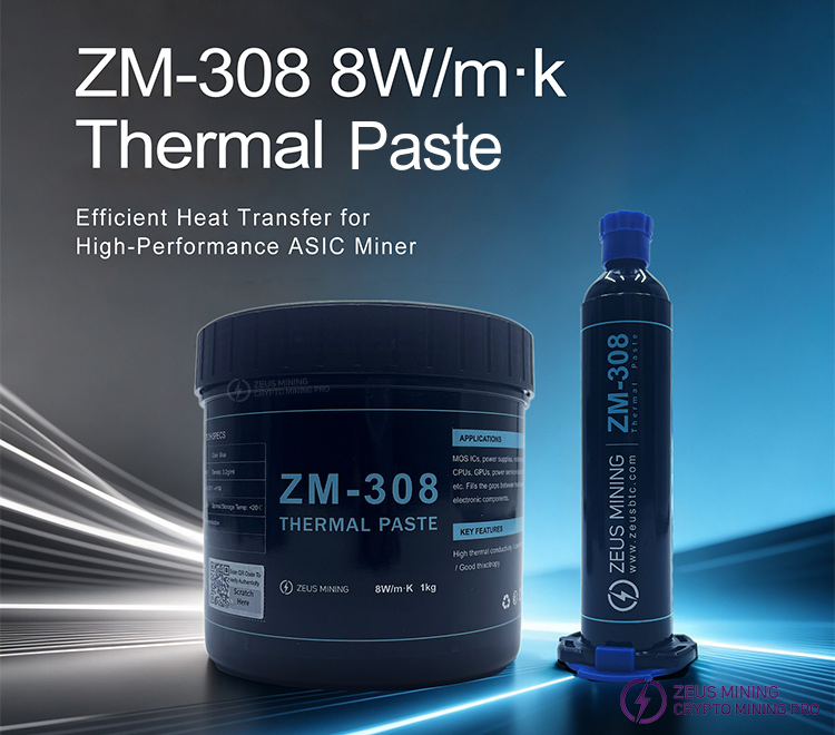 ZM-308 thermally conductive grease 8W/m·k 110g 1kg | Zeus Mining