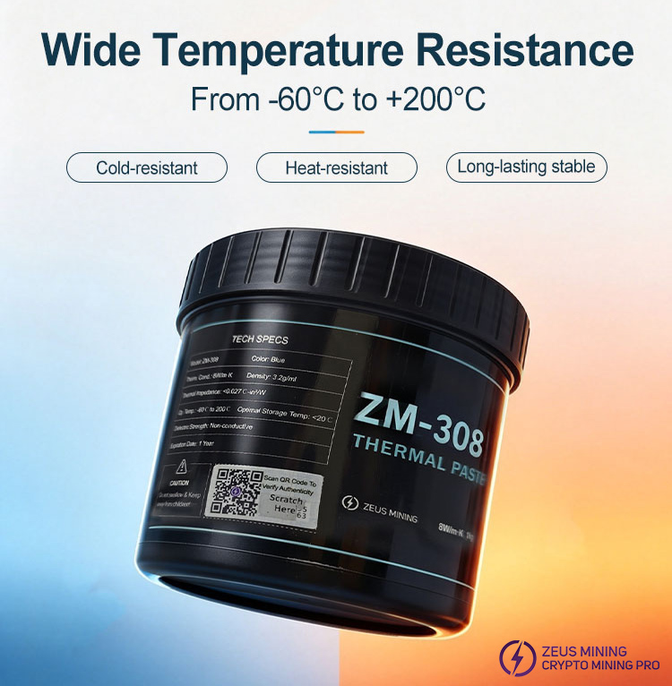 ZM-308 thermal compound paste with 8W/M·K ZM-308 thermal compound paste with 8W/M·K