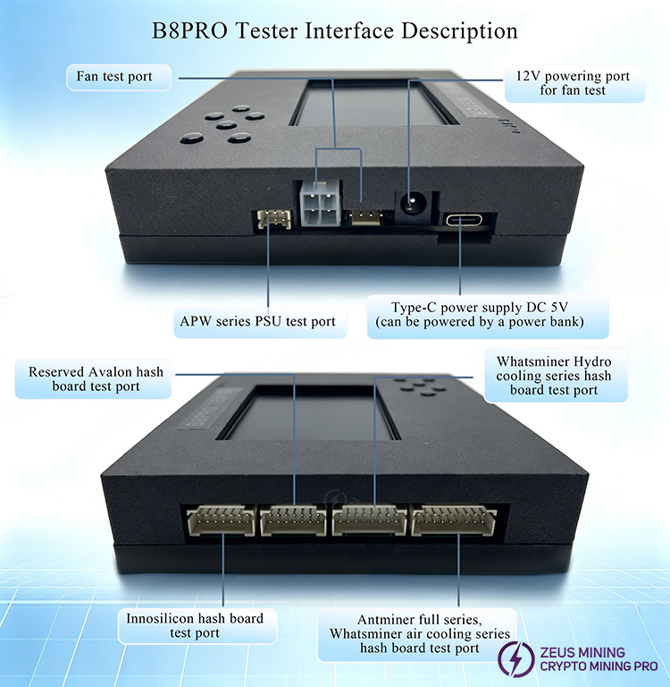 B8PRO hash board tester for Whatsminer B8PRO hash board tester for Whatsminer