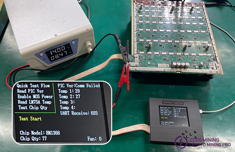 B8PRO tester for Antminer hash board test B8PRO tester for Antminer hash board test