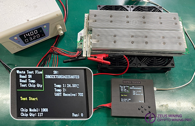 B8PRO tester for Whatsminer hash board temperature sensor test B8PRO tester for Whatsminer hash board temperature sensor test