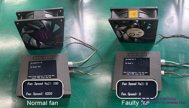 fan test for B8 B8pro tester fan test for B8 B8pro tester