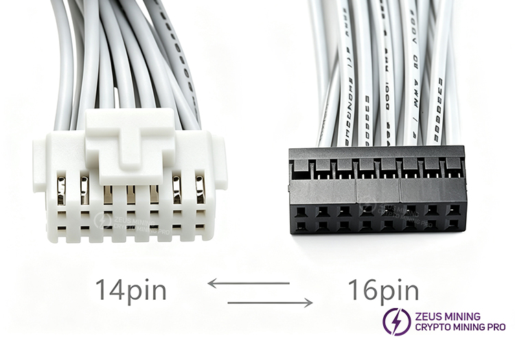 Whatsminer hash board test cable 16pin to 14pin Whatsminer hash board test cable 16pin to 14pin