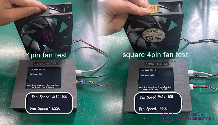 fan test for B8 B8pro tester fan test for B8 B8pro tester