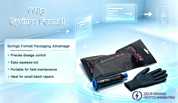 ZM-304 hash board thermal grease 4W/m·k 110g ZM-304 hash board thermal grease 4W/m·k 110g