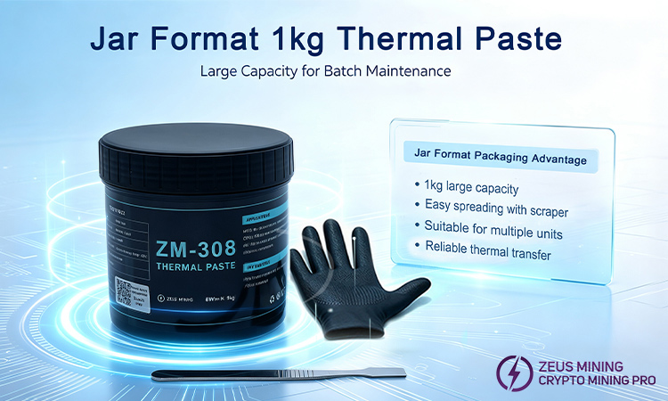 ZM-308 8W thermal compound for ASIC chips ZM-308 8W thermal compound for ASIC chips