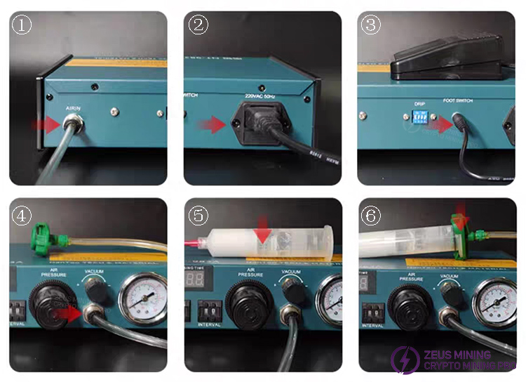 How to use AD-982 semi automatic glue dispenser How to use AD-982 semi automatic glue dispenser
