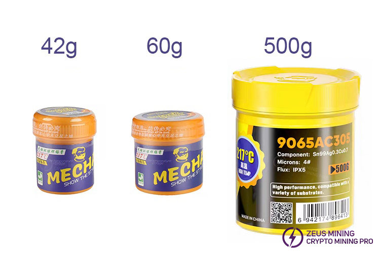 Mechanic high temperature solder paste Mechanic high temperature solder paste