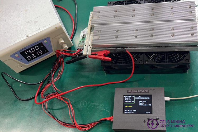 B8pro test fixture for Wahstminer hash board test B8pro test fixture for Wahstminer hash board test