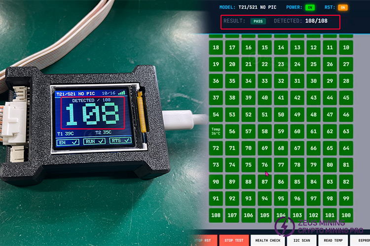 ZEUS MINING TAAS tester for Antminer ASIC chip test ZEUS MINING TAAS tester for Antminer ASIC chip test