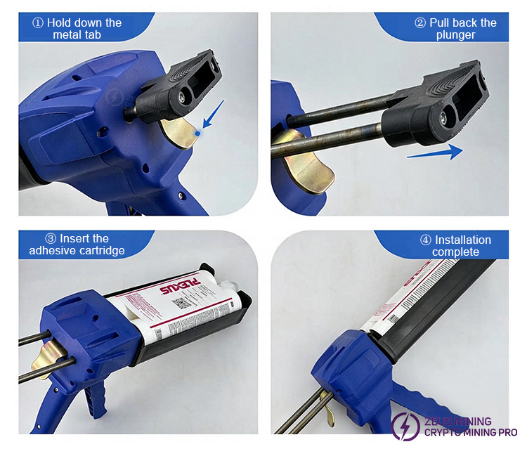 handheld manual dual cartridge gun 400ml handheld manual dual cartridge gun 400ml