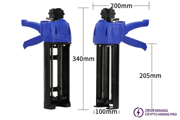 dual cartridge epoxy gun for 400mL dual cartridge epoxy gun for 400mL