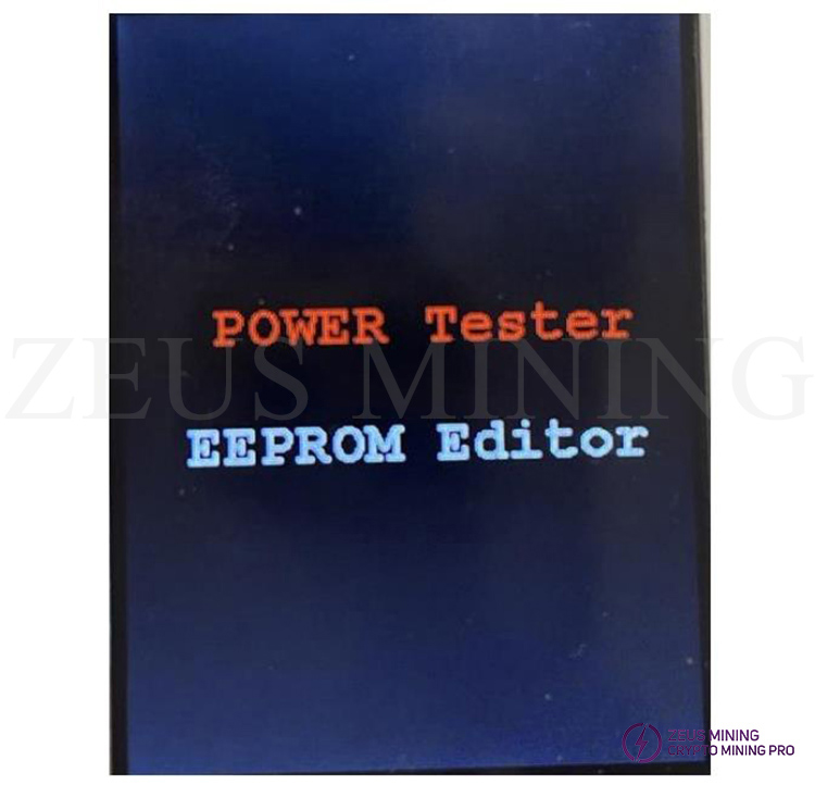 EEPROM editor mode EEPROM editor mode