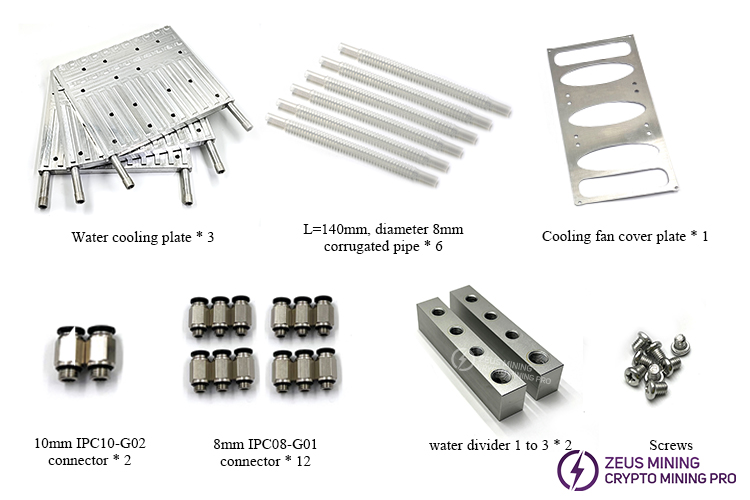 water cooling plate parts for S19kpro miner water cooling plate parts for S19kpro miner