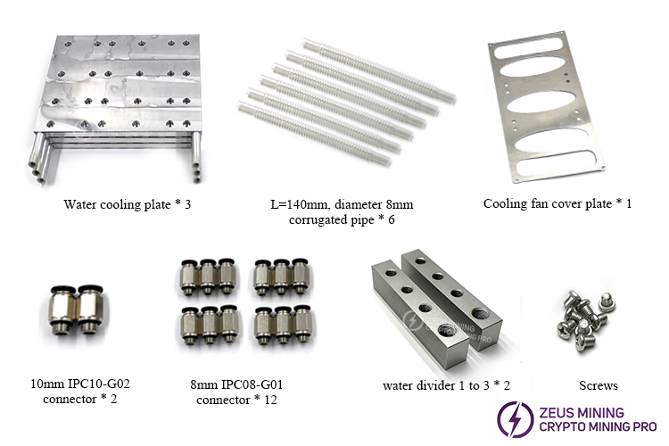 liquid cooling plate for Antminer L9 liquid cooling plate for Antminer L9
