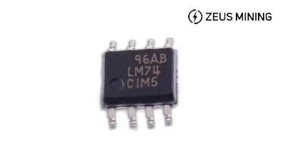 LM74 temperature sensor chip
