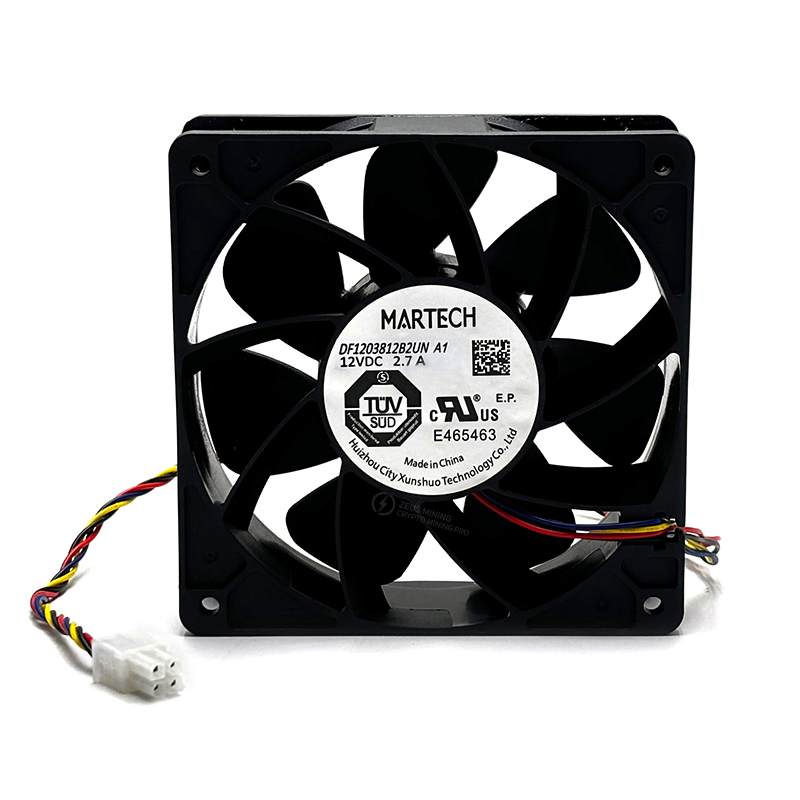 Original MARTECH 120mm 6000RPM cooling fan for S21 L7 S19 | Zeus