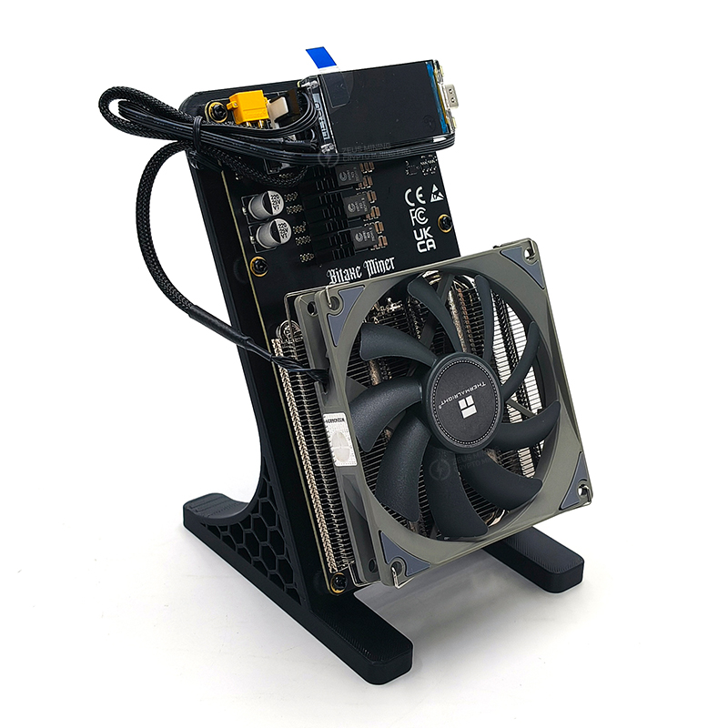 Bitaxe miner NerdQaxe 6TH/s dual fans SOLO miner