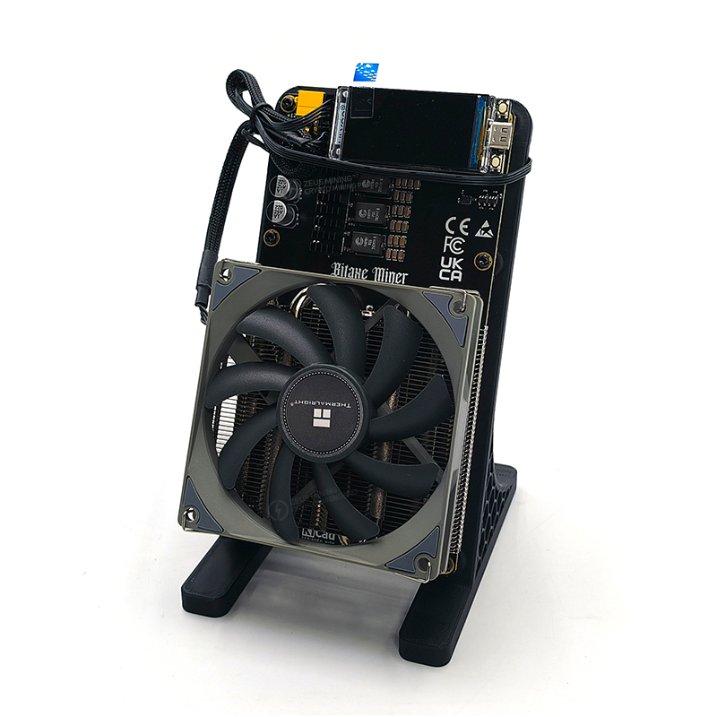 Bitaxe miner NerdQaxe 6TH/s dual fans SOLO miner