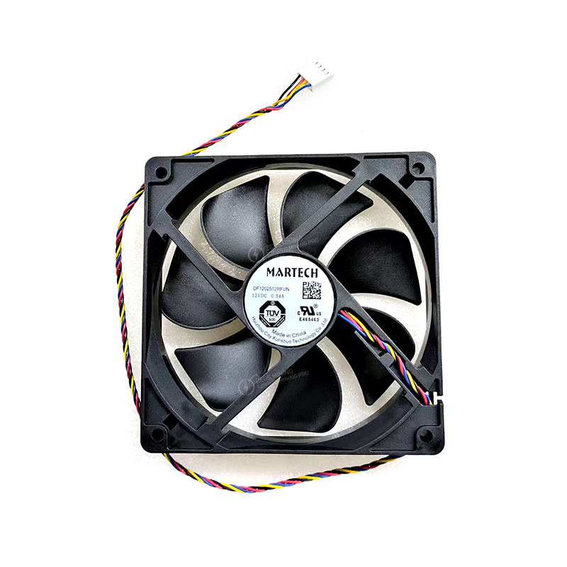 Martech DF1202512RFUN 12V 0.54A cooling fan for Avalon Q miner