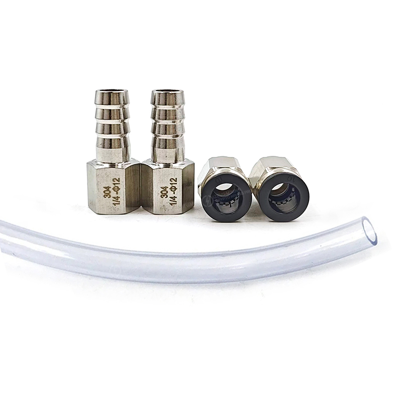 10mm 12mm stainless steel quick connector kit for Lianli radiator