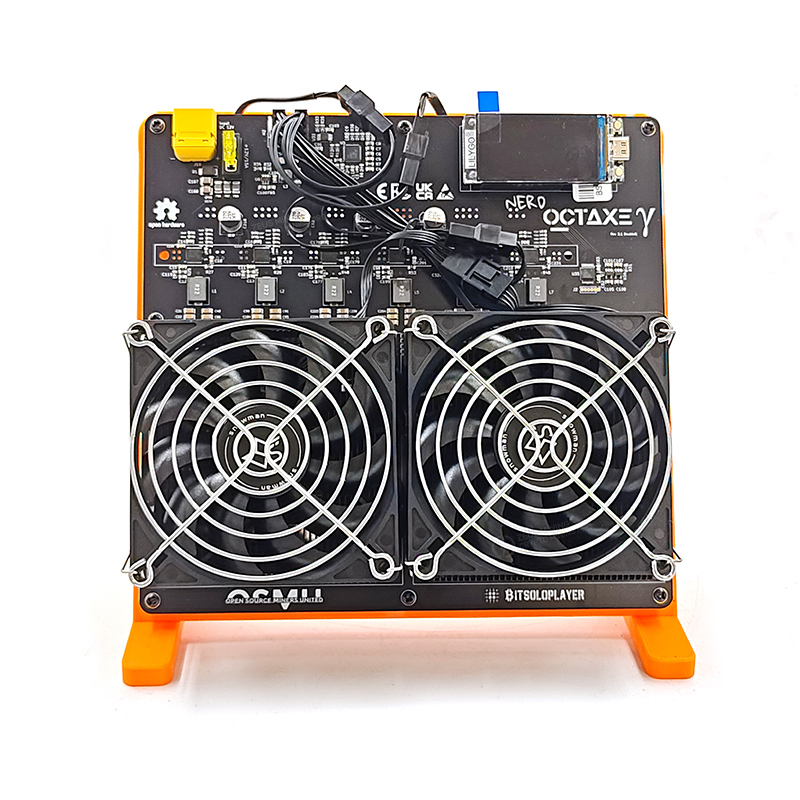 NerdOCTAxe Rev 3.1 12TH/s Bitcoin SOLO Miner