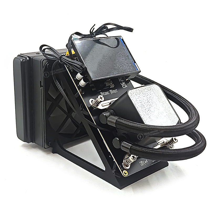 Bitaxe miner Nerdqaxe Rev 6.1 Hydro 6TH/s Bitcoin SOLO miner