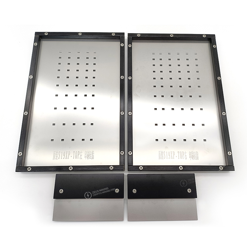 S19XP silicone grease fixture TOP and BOT | Zeus Mining